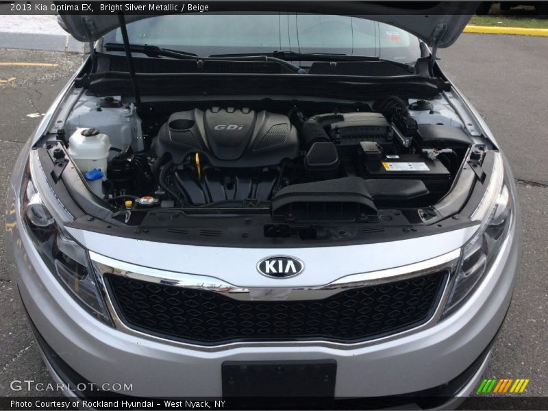 Bright Silver Metallic / Beige 2013 Kia Optima EX