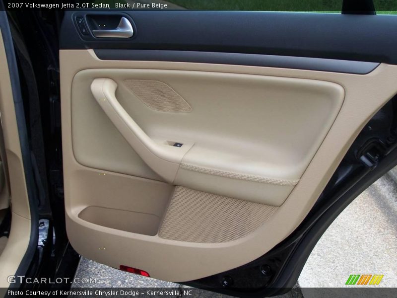 Black / Pure Beige 2007 Volkswagen Jetta 2.0T Sedan