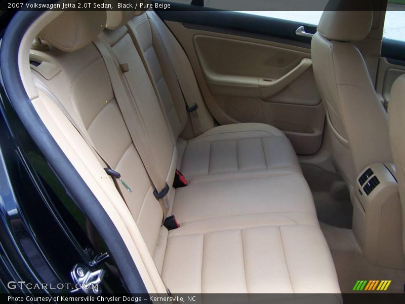 Black / Pure Beige 2007 Volkswagen Jetta 2.0T Sedan
