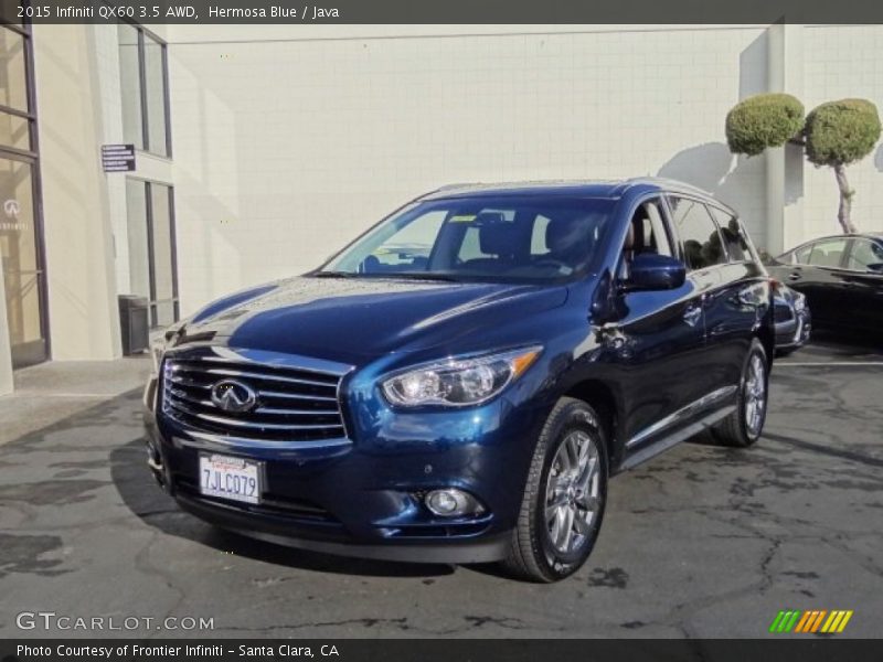 Hermosa Blue / Java 2015 Infiniti QX60 3.5 AWD