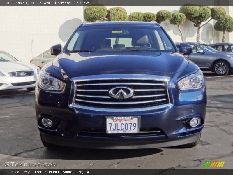 Hermosa Blue / Java 2015 Infiniti QX60 3.5 AWD