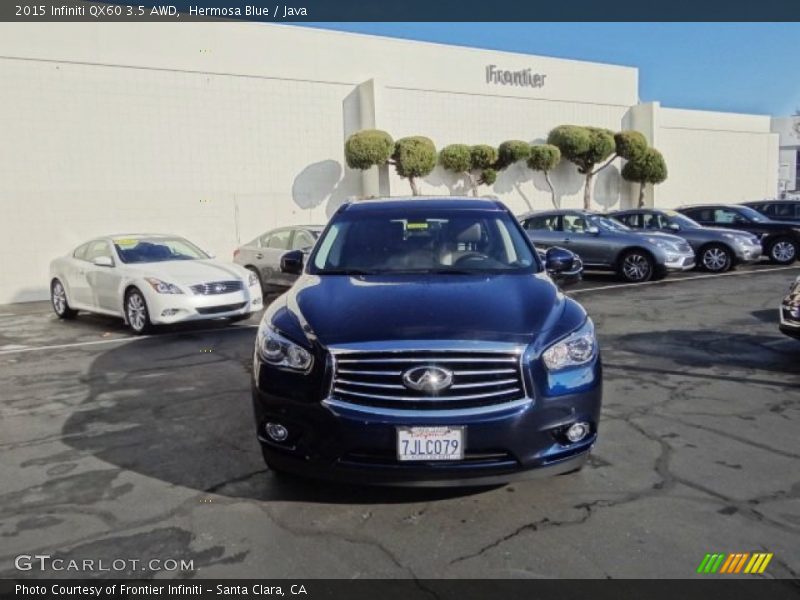 Hermosa Blue / Java 2015 Infiniti QX60 3.5 AWD