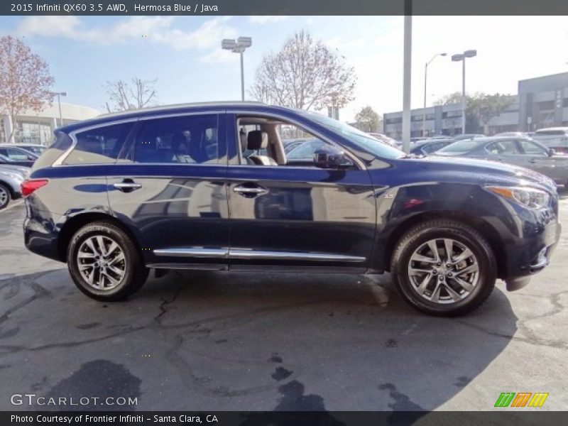 Hermosa Blue / Java 2015 Infiniti QX60 3.5 AWD