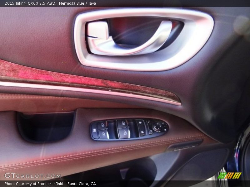 Hermosa Blue / Java 2015 Infiniti QX60 3.5 AWD