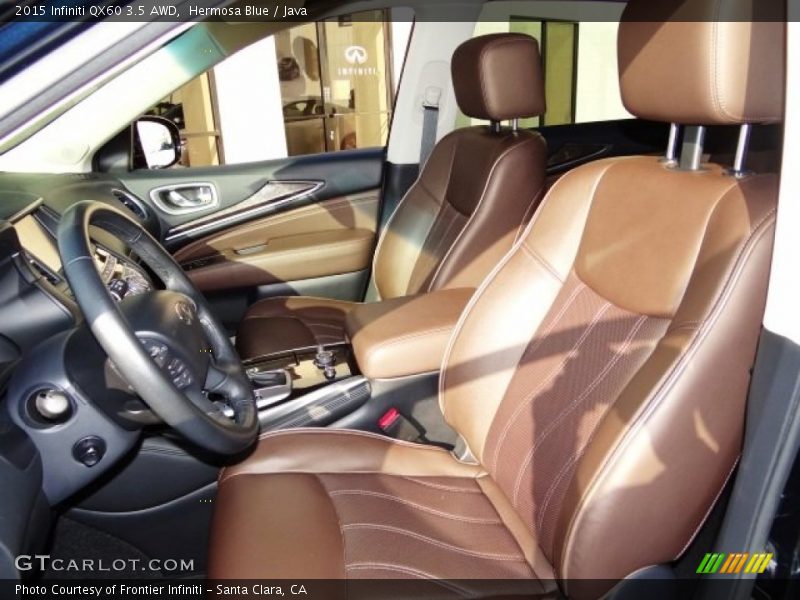Front Seat of 2015 QX60 3.5 AWD