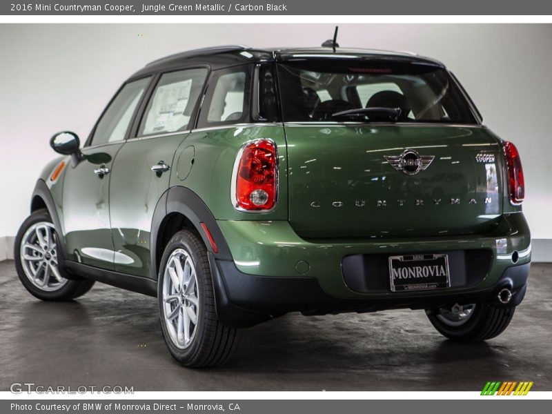 Jungle Green Metallic / Carbon Black 2016 Mini Countryman Cooper