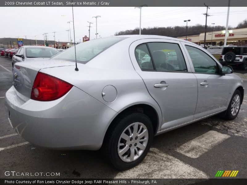 Silver Ice Metallic / Gray 2009 Chevrolet Cobalt LT Sedan