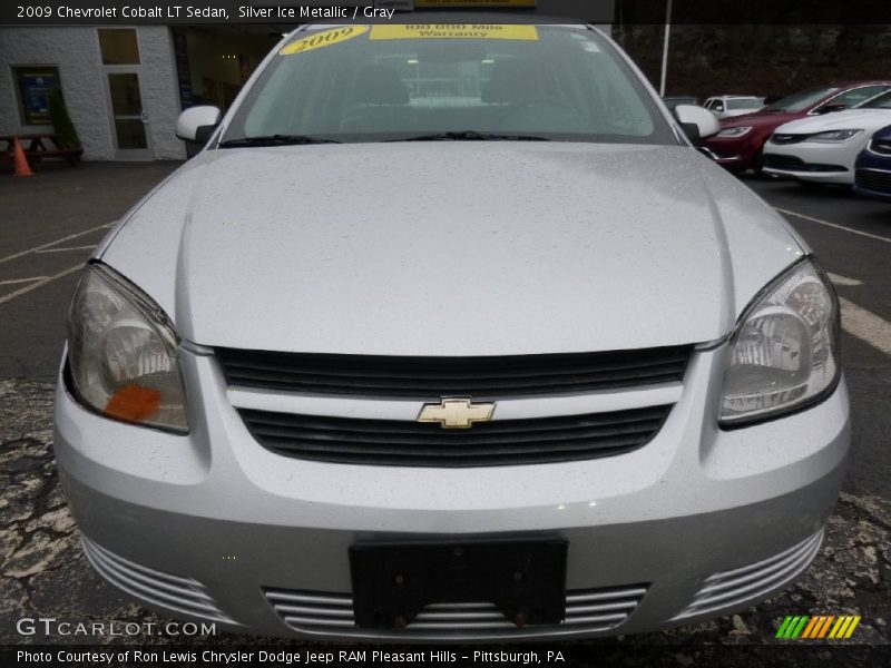 Silver Ice Metallic / Gray 2009 Chevrolet Cobalt LT Sedan