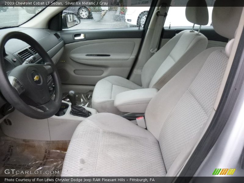 Silver Ice Metallic / Gray 2009 Chevrolet Cobalt LT Sedan