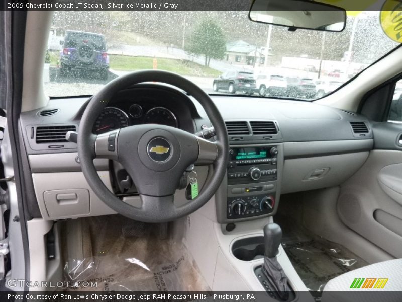 Silver Ice Metallic / Gray 2009 Chevrolet Cobalt LT Sedan