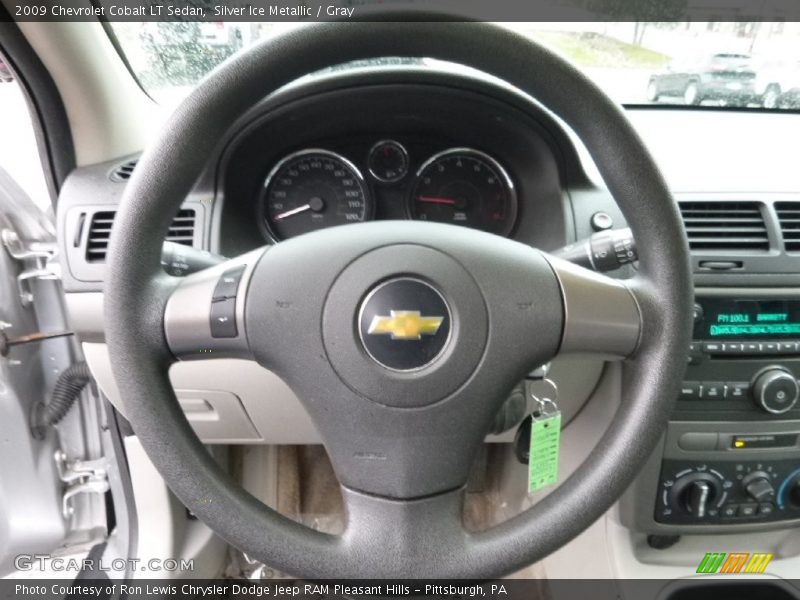Silver Ice Metallic / Gray 2009 Chevrolet Cobalt LT Sedan