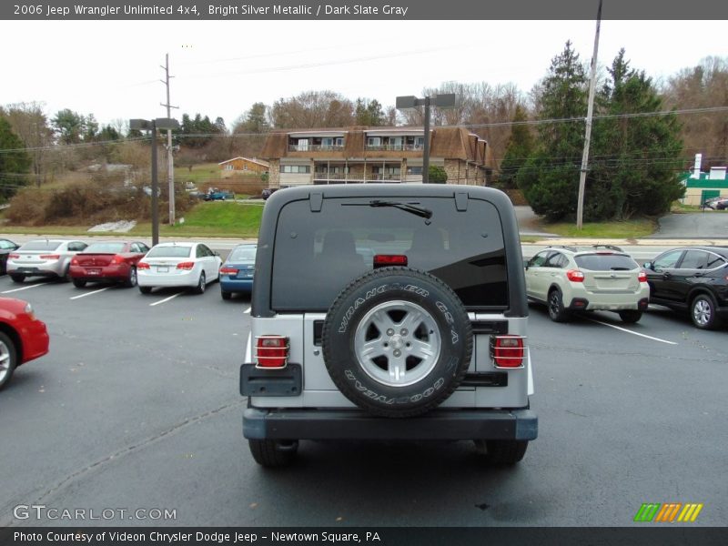 Bright Silver Metallic / Dark Slate Gray 2006 Jeep Wrangler Unlimited 4x4
