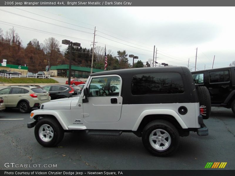 Bright Silver Metallic / Dark Slate Gray 2006 Jeep Wrangler Unlimited 4x4