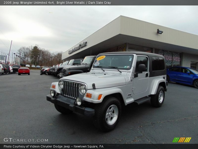 Bright Silver Metallic / Dark Slate Gray 2006 Jeep Wrangler Unlimited 4x4