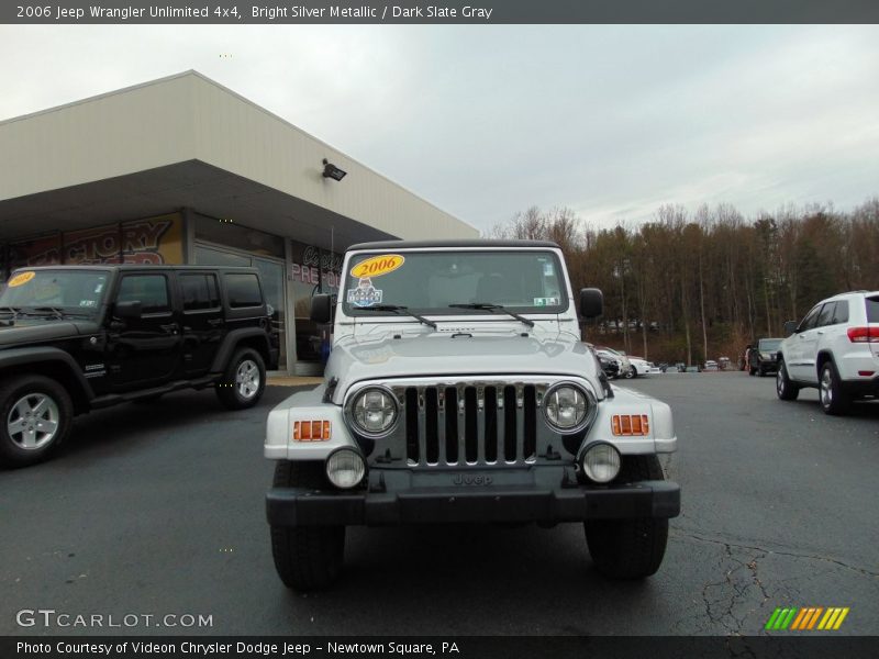 Bright Silver Metallic / Dark Slate Gray 2006 Jeep Wrangler Unlimited 4x4