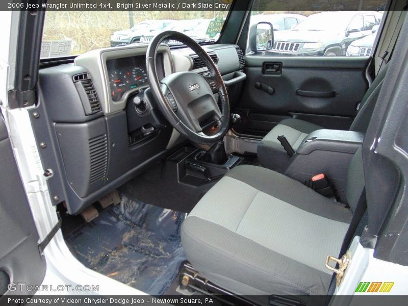 Bright Silver Metallic / Dark Slate Gray 2006 Jeep Wrangler Unlimited 4x4