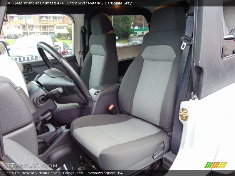 Bright Silver Metallic / Dark Slate Gray 2006 Jeep Wrangler Unlimited 4x4