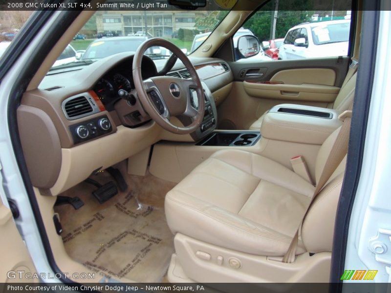 Summit White / Light Tan 2008 GMC Yukon XL SLT 4x4