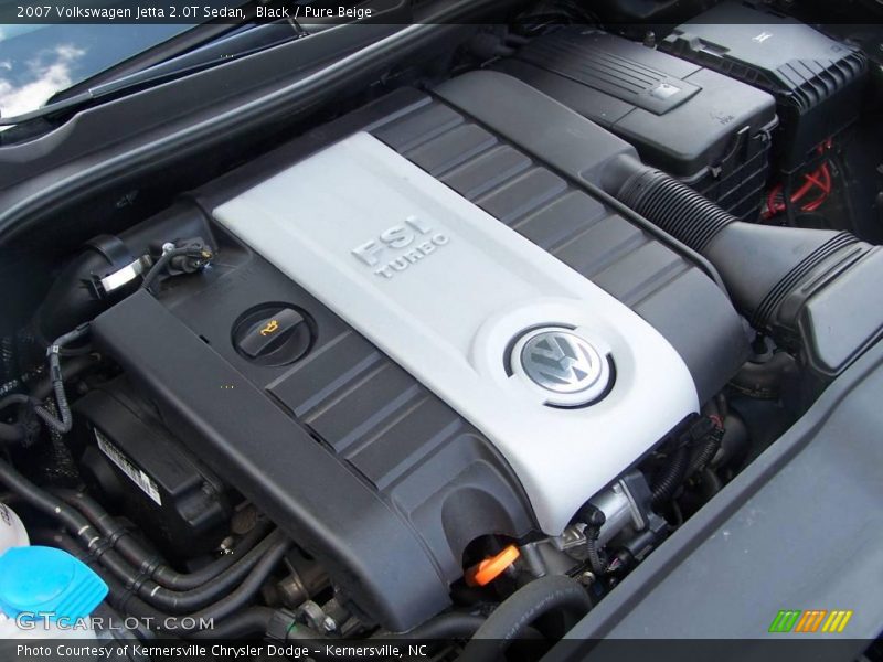 Black / Pure Beige 2007 Volkswagen Jetta 2.0T Sedan