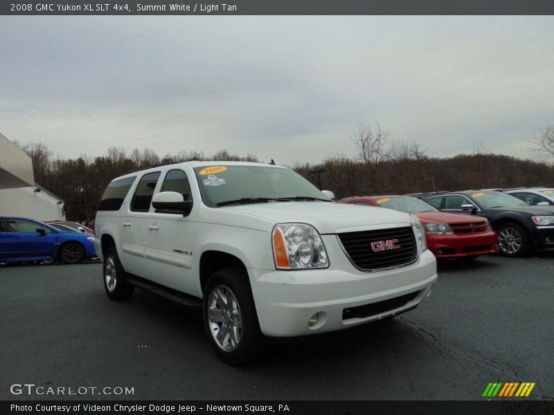 Summit White / Light Tan 2008 GMC Yukon XL SLT 4x4