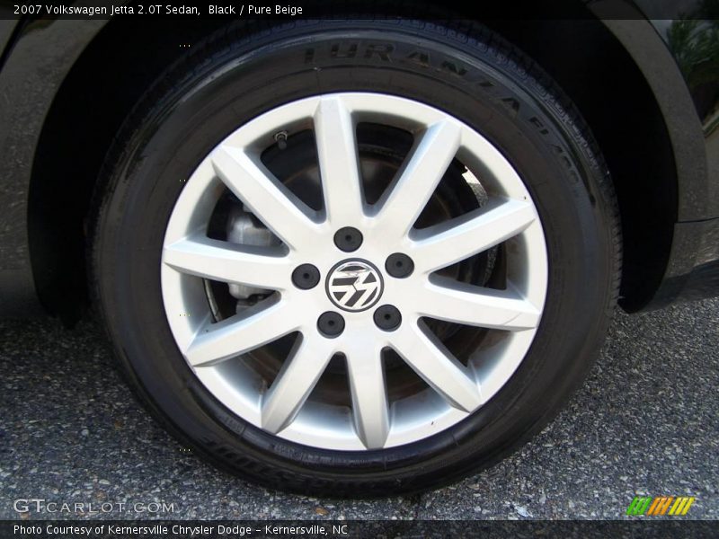 Black / Pure Beige 2007 Volkswagen Jetta 2.0T Sedan