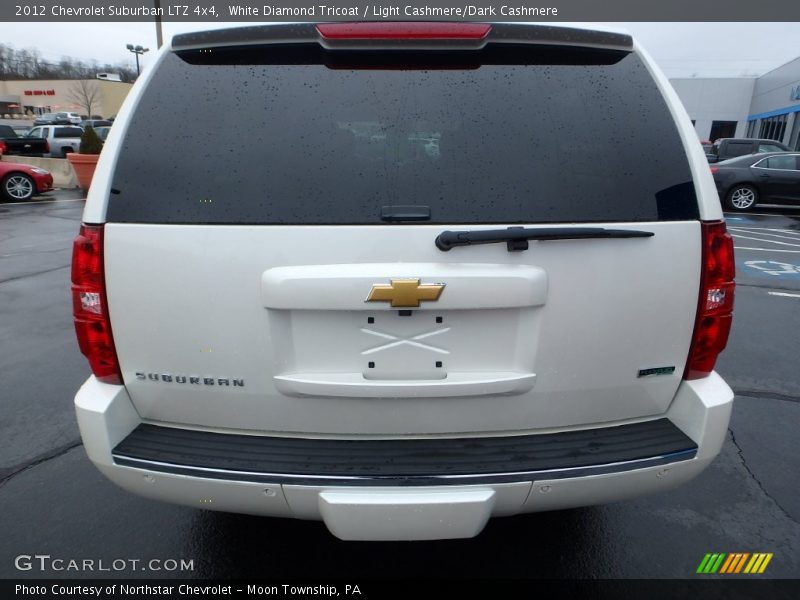 White Diamond Tricoat / Light Cashmere/Dark Cashmere 2012 Chevrolet Suburban LTZ 4x4