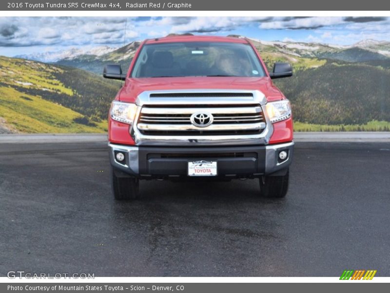 Radiant Red / Graphite 2016 Toyota Tundra SR5 CrewMax 4x4