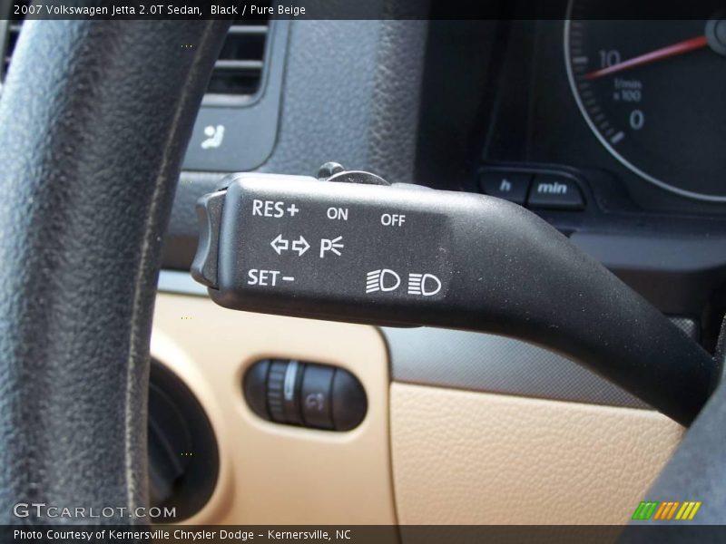 Black / Pure Beige 2007 Volkswagen Jetta 2.0T Sedan