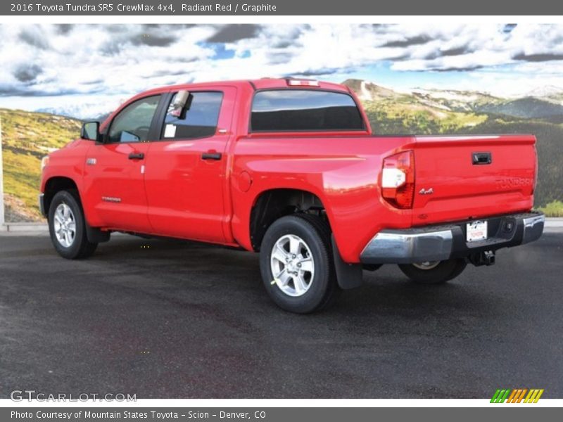 Radiant Red / Graphite 2016 Toyota Tundra SR5 CrewMax 4x4