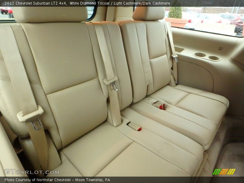 White Diamond Tricoat / Light Cashmere/Dark Cashmere 2012 Chevrolet Suburban LTZ 4x4