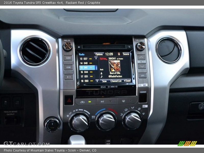 Radiant Red / Graphite 2016 Toyota Tundra SR5 CrewMax 4x4