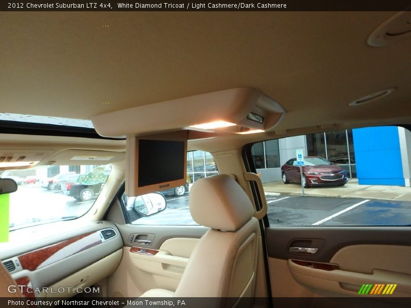 White Diamond Tricoat / Light Cashmere/Dark Cashmere 2012 Chevrolet Suburban LTZ 4x4