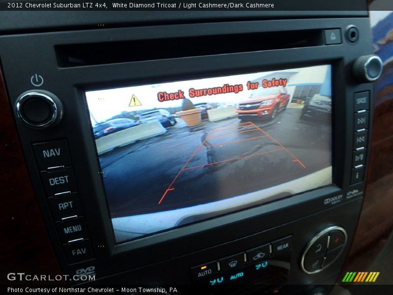 White Diamond Tricoat / Light Cashmere/Dark Cashmere 2012 Chevrolet Suburban LTZ 4x4