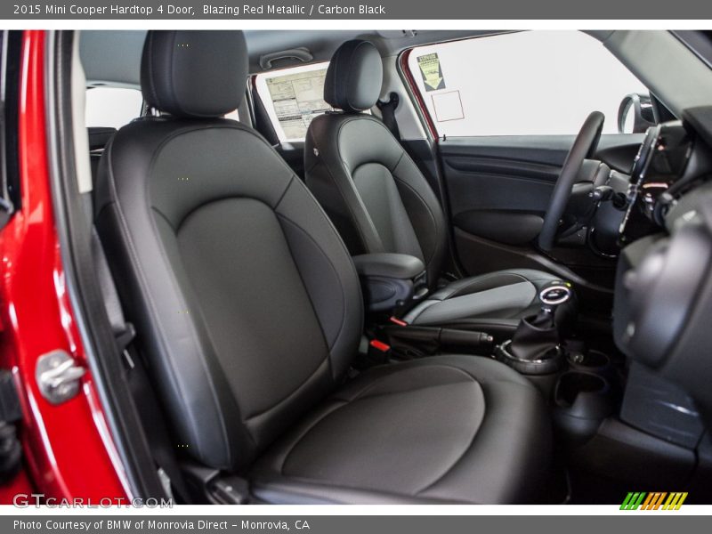 Blazing Red Metallic / Carbon Black 2015 Mini Cooper Hardtop 4 Door