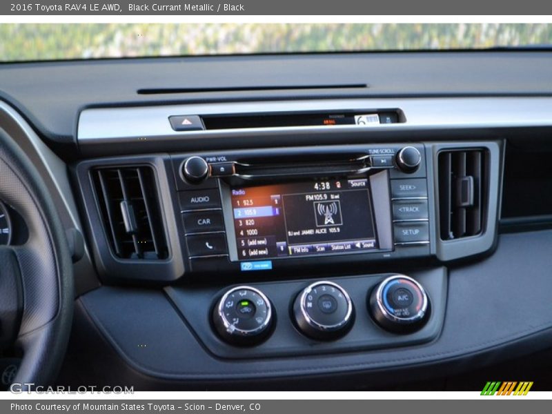 Black Currant Metallic / Black 2016 Toyota RAV4 LE AWD