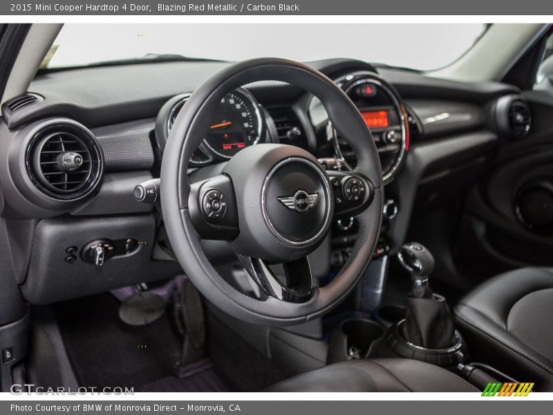Blazing Red Metallic / Carbon Black 2015 Mini Cooper Hardtop 4 Door