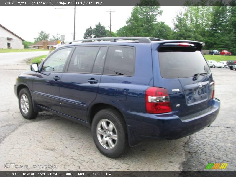 Indigo Ink Pearl / Ash Gray 2007 Toyota Highlander V6