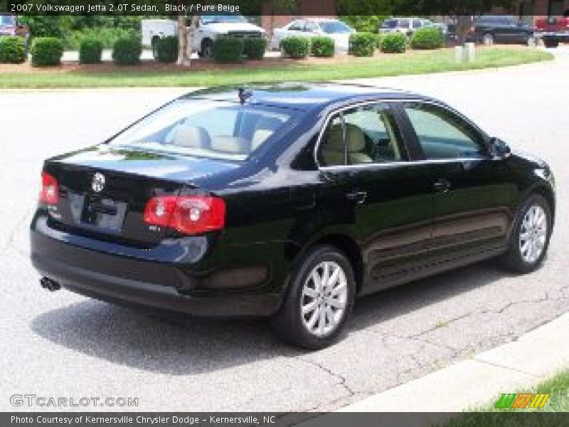Black / Pure Beige 2007 Volkswagen Jetta 2.0T Sedan