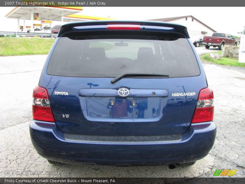 Indigo Ink Pearl / Ash Gray 2007 Toyota Highlander V6