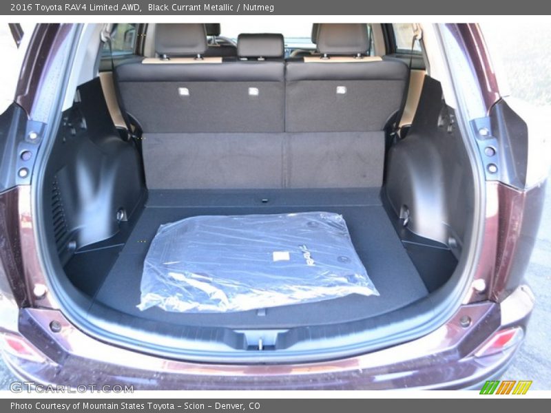 Black Currant Metallic / Nutmeg 2016 Toyota RAV4 Limited AWD