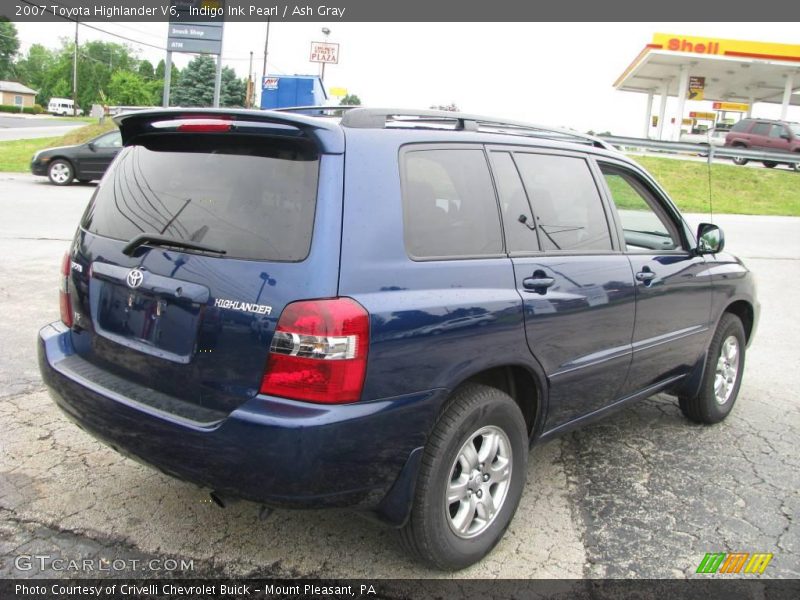 Indigo Ink Pearl / Ash Gray 2007 Toyota Highlander V6
