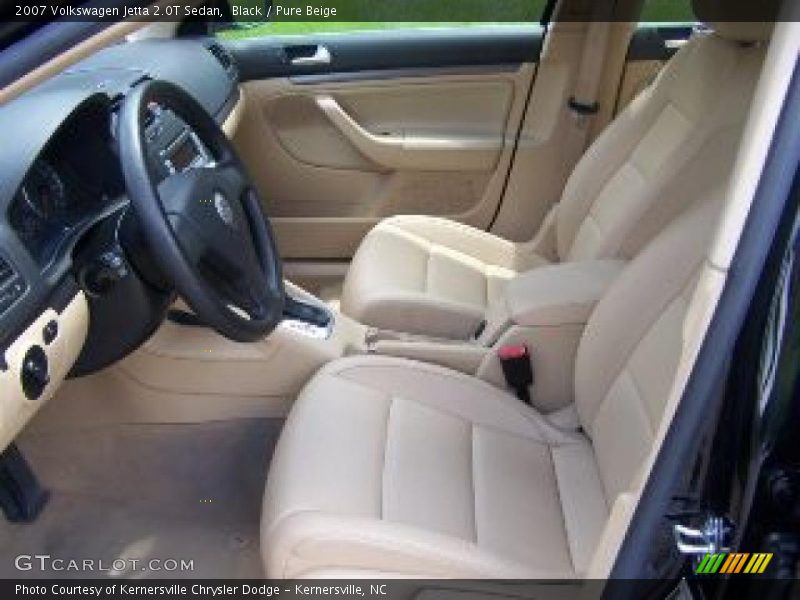 Black / Pure Beige 2007 Volkswagen Jetta 2.0T Sedan