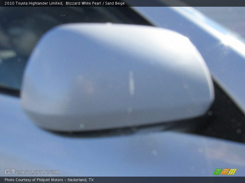 Blizzard White Pearl / Sand Beige 2010 Toyota Highlander Limited