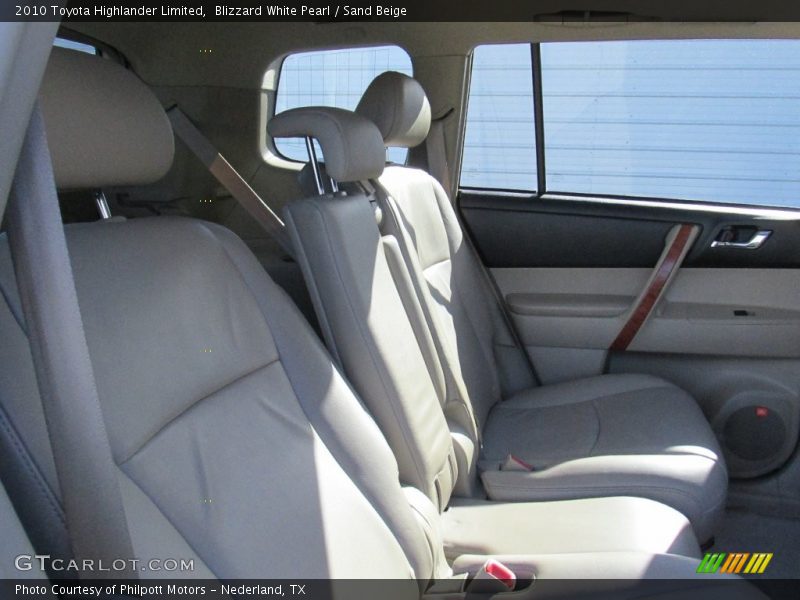 Blizzard White Pearl / Sand Beige 2010 Toyota Highlander Limited