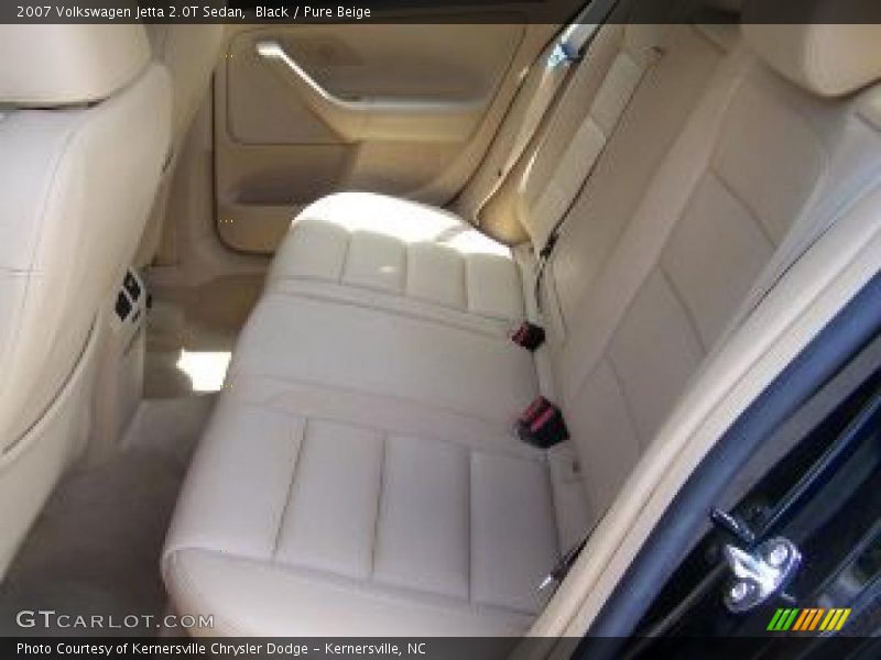 Black / Pure Beige 2007 Volkswagen Jetta 2.0T Sedan