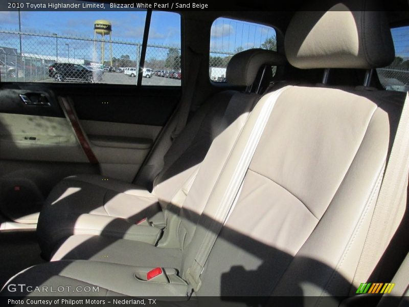 Blizzard White Pearl / Sand Beige 2010 Toyota Highlander Limited