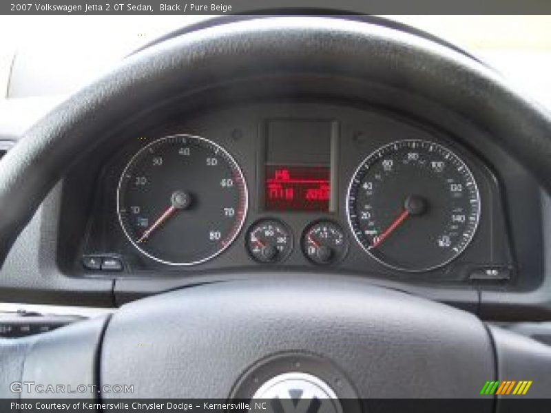 Black / Pure Beige 2007 Volkswagen Jetta 2.0T Sedan