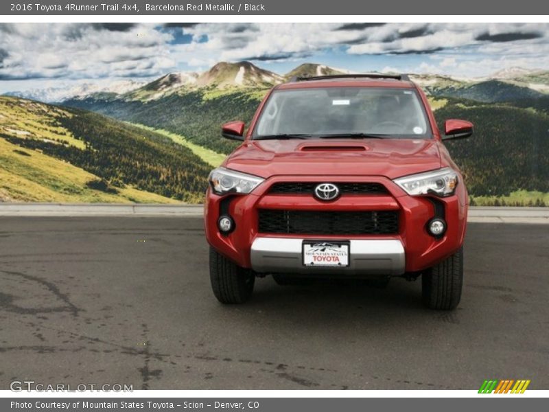 Barcelona Red Metallic / Black 2016 Toyota 4Runner Trail 4x4