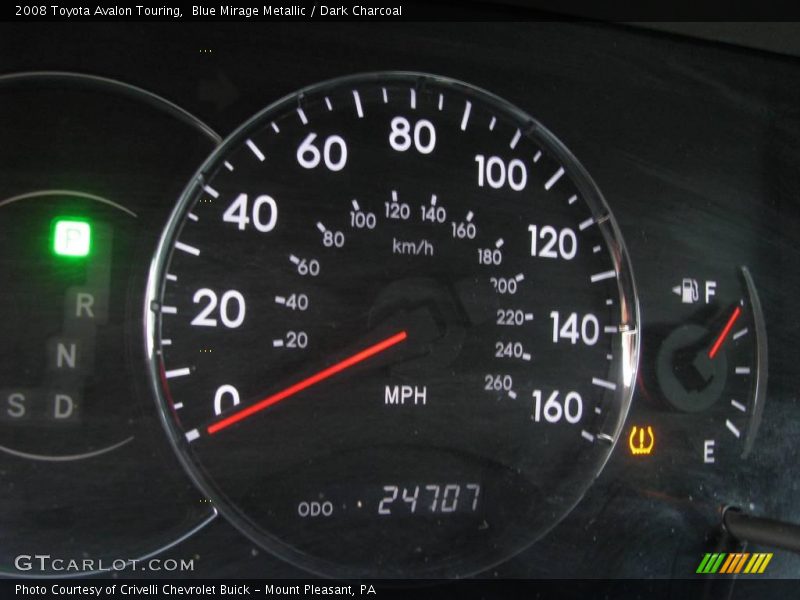 Blue Mirage Metallic / Dark Charcoal 2008 Toyota Avalon Touring