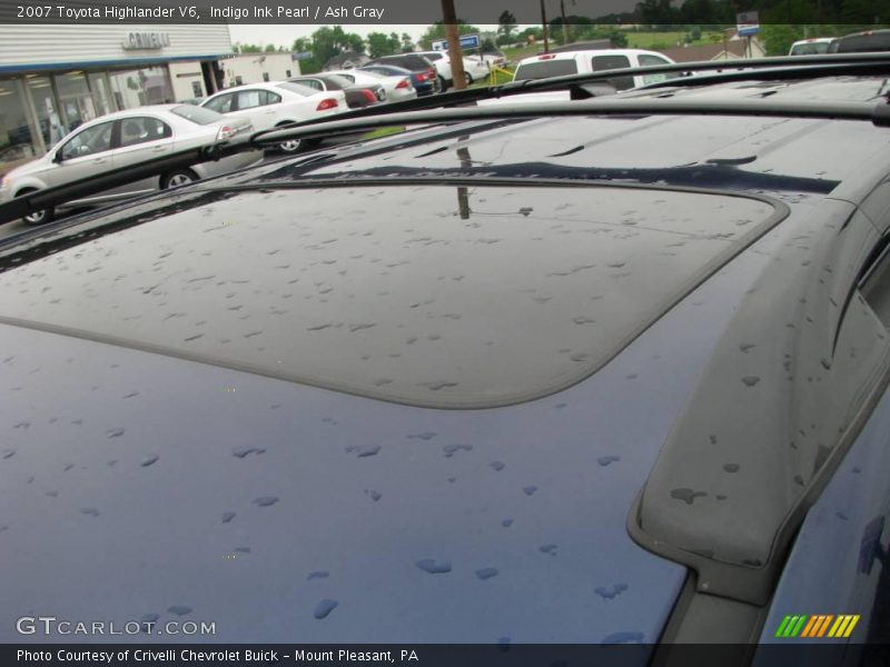 Indigo Ink Pearl / Ash Gray 2007 Toyota Highlander V6